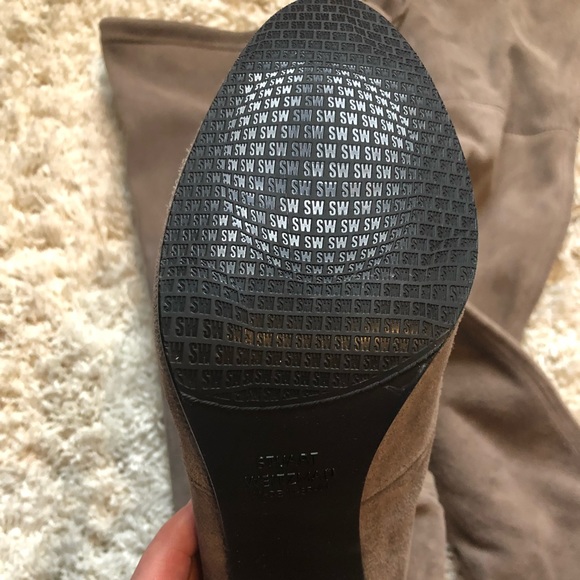 Stuart Weitzman Gray Over The Knee Boots - Picture 4 of 7